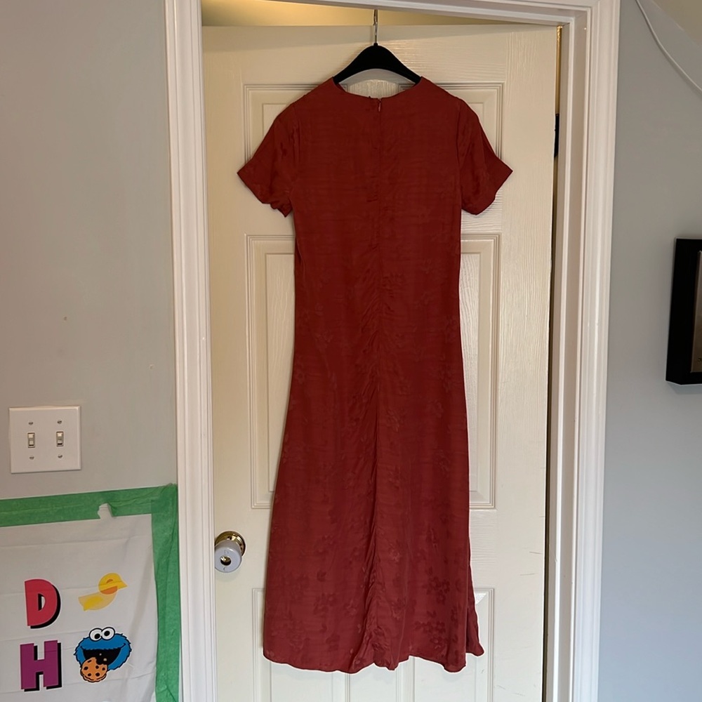 Hatch The James Dress (Maternity) in Faded Coral Floral -Size 0